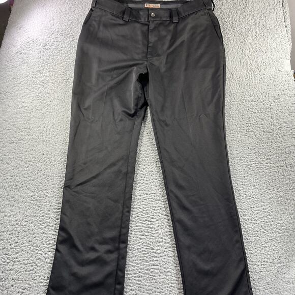 5.11 Tactical Pants Mens 40x36 Black Class A Fast-Tac Twill Pant Tunnel Waist - Picture 1 of 11